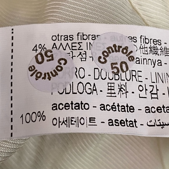 NWT. Zara Yellow/Black Textured Plaid Double Breasted Blazer. Size S. - Picture 10 of 11